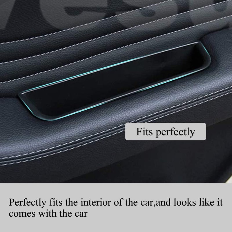 Vesul 4pcs Door Organizer Storage Tray Compatible with Mercedes-Benz ML-Class GL-Class 2012-2019 / GLE-Class GLS-Class 2017-2019 Grab Handle Tray Armrest Storage Box Phone Container ABS Tray Insert - Image 4